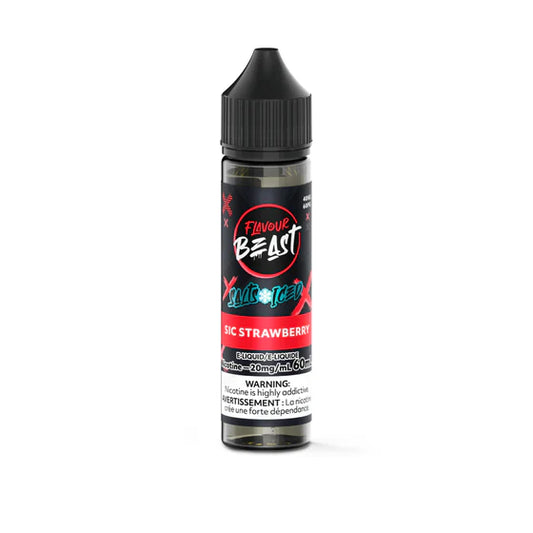 Flavour Beast E-Liquid - Sic Strawberry (ICED) 20mg/60mL