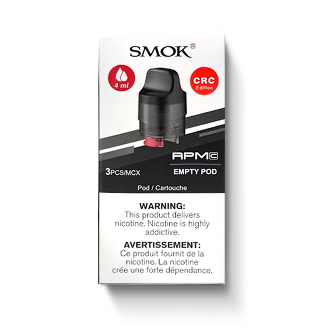 SMOK RPM C EMPTY REPLACEMENT POD (3 PACK)