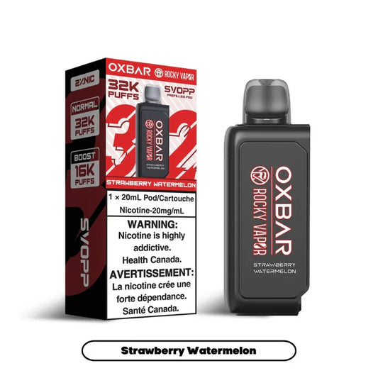 Svopp Rocky Vapor Oxbar [Prefilled Pods] 32K - Strawberry Watermelon (Without Battery)