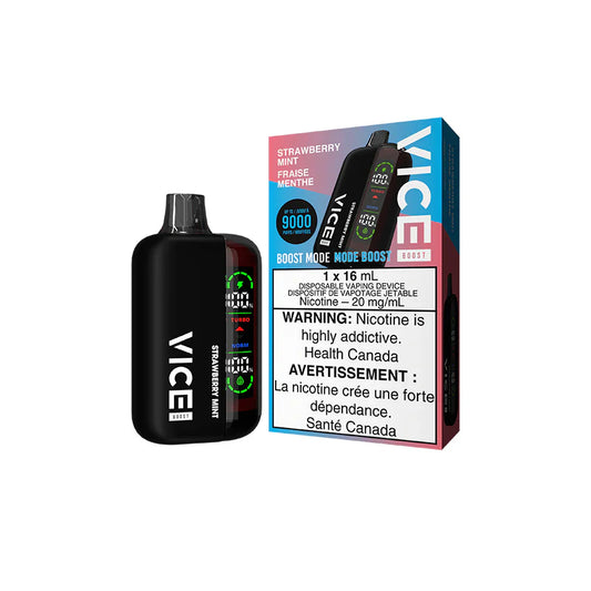 Vice Boost 9000 Puffs Disposable Vape-Strawberry mint