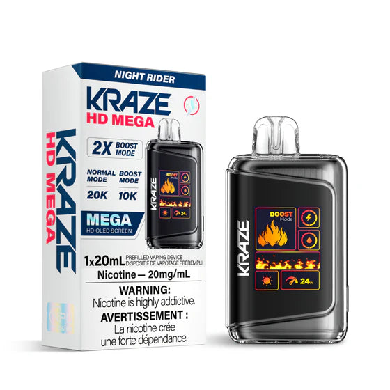 KRAZE HD MEGA 20K DISPOSABLE VAPE