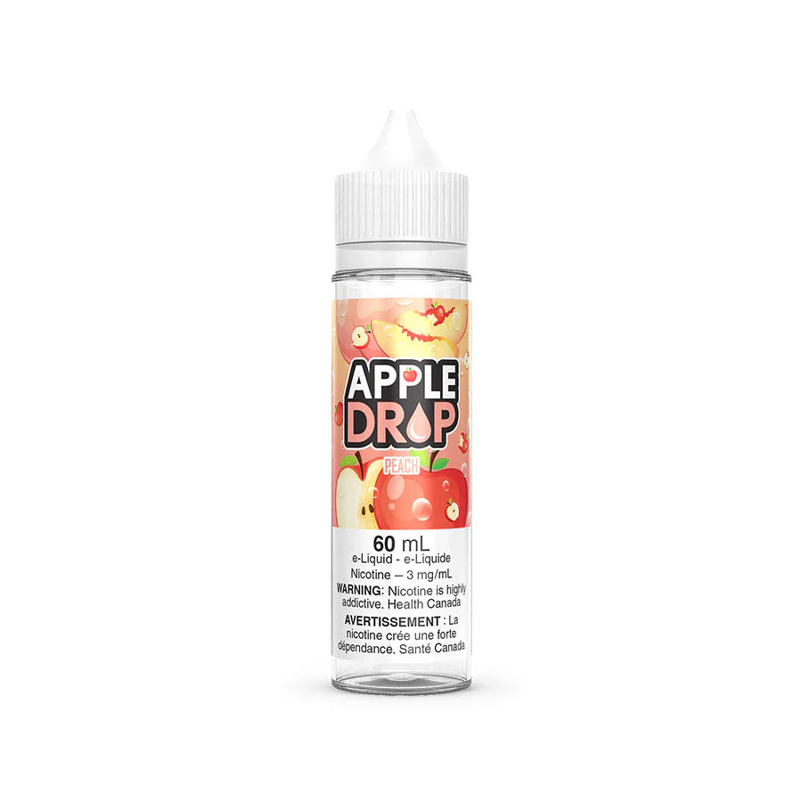 PEACH BY APPLE DROP 60ML FREEBASE